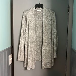Size 2X Market & Spruce heather gray cardigan lightweight sweater.